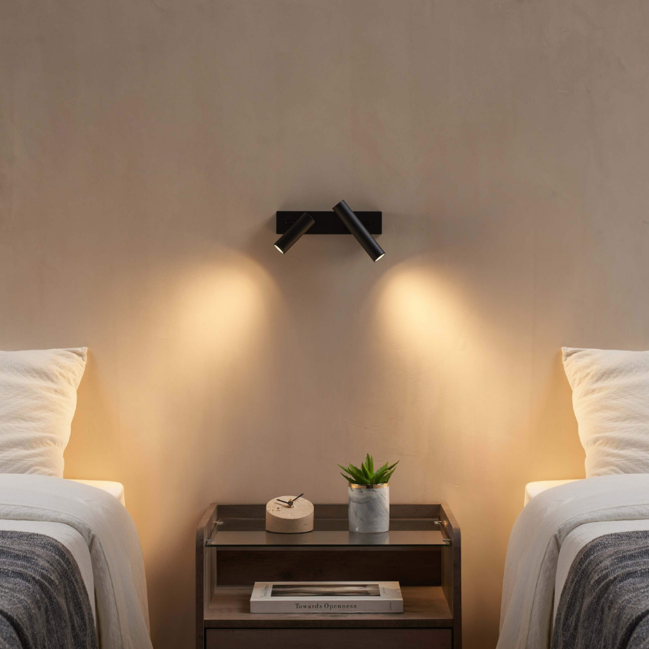 Applique compacte double liseuse LED - ELENKA