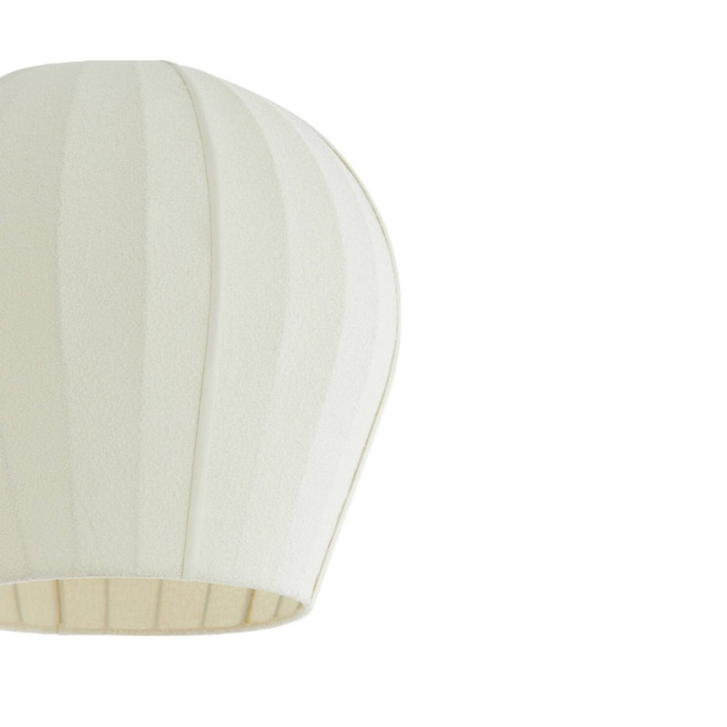 Suspension tissu bouclé crème Zagori