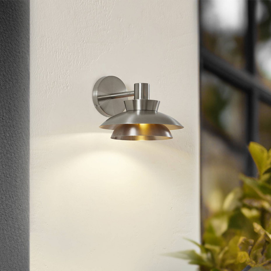 Applique extérieure en inox moderne, Thais