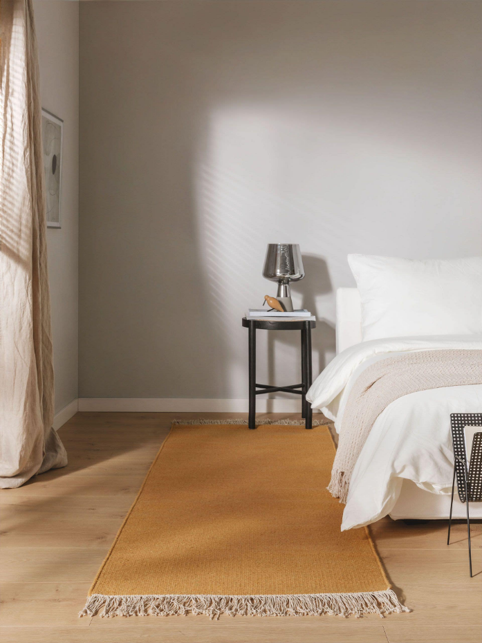 Tapis de couloir en laine tissé main LIV