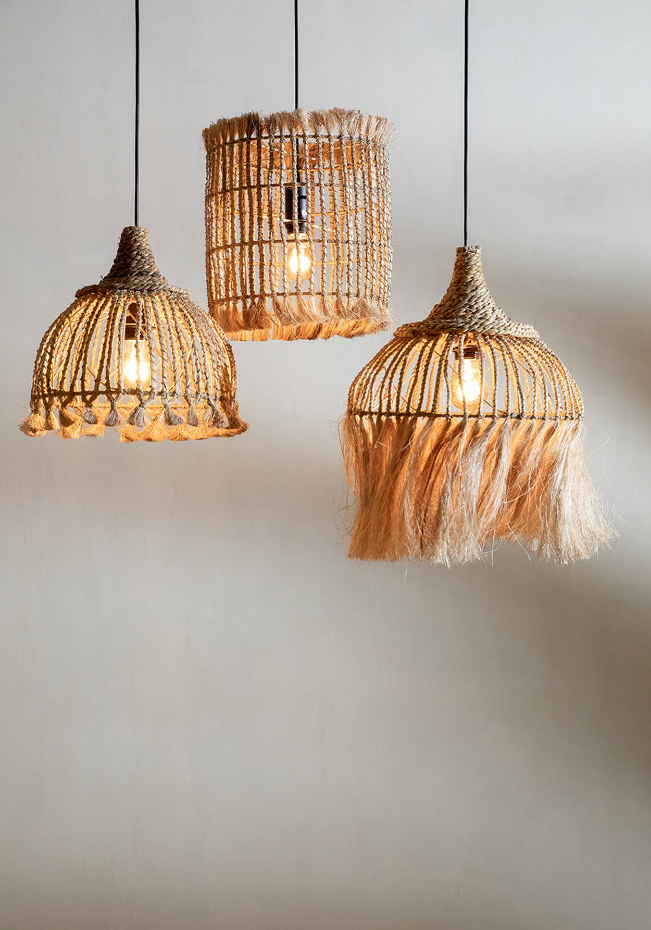 Suspension en herbe d’abaca ABACA TASSEL