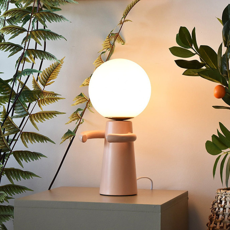 Lampe de table céramique pêche Paul