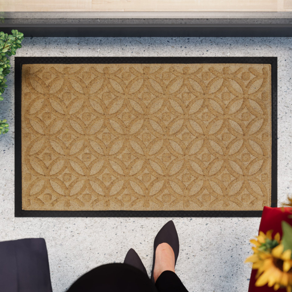 Paillasson motif géométrique ,  Midnight Mosaic