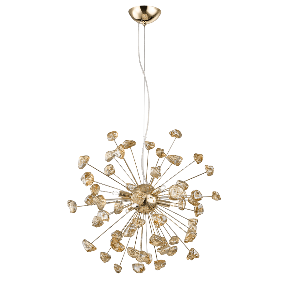 Suspension avec perles en verre - RIMELIA