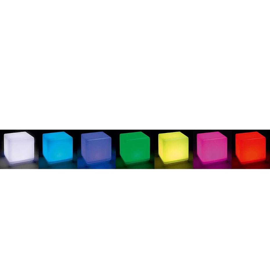 Cube lumineux solaire CASY RGB H30CM