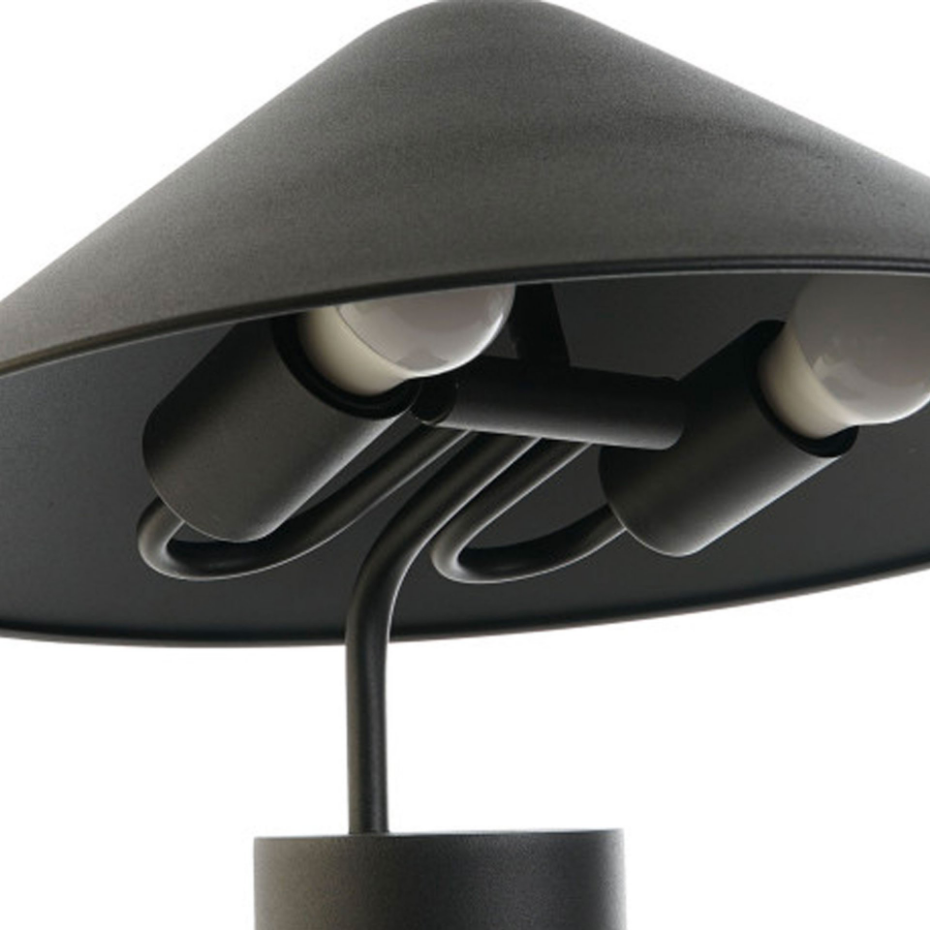 Lampe à poser rétro métal noir 39x39x45cm