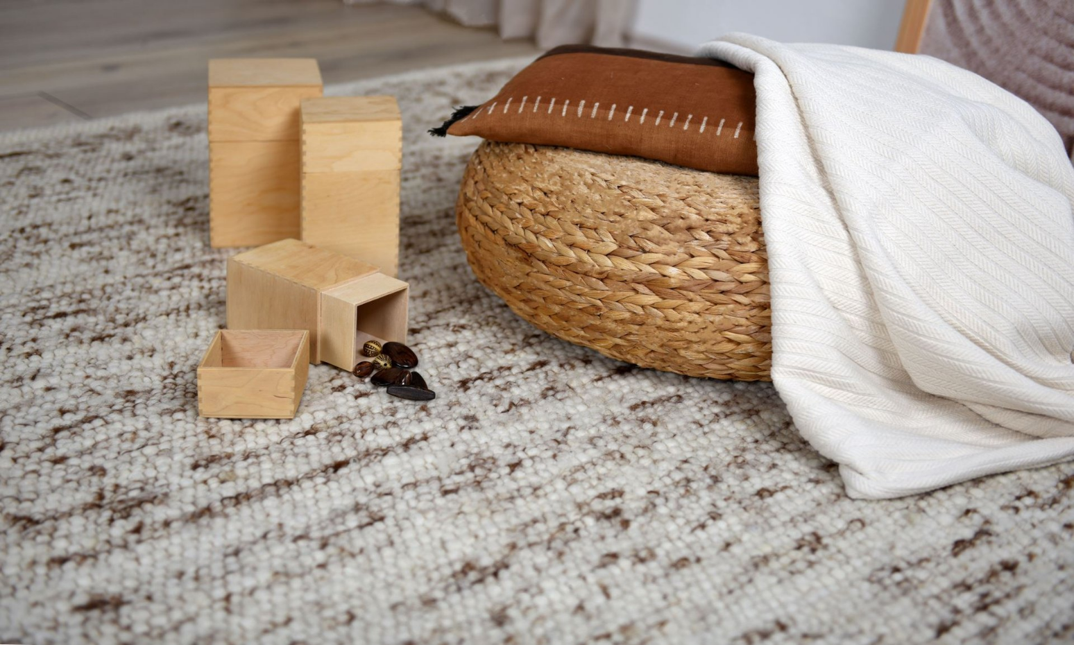 Tapis réversible en laine tissée à la main - Berberina Super