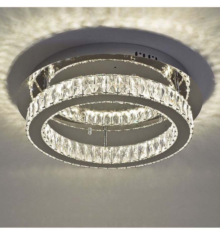 Plafonnier LED cercle miroir - DIEZ