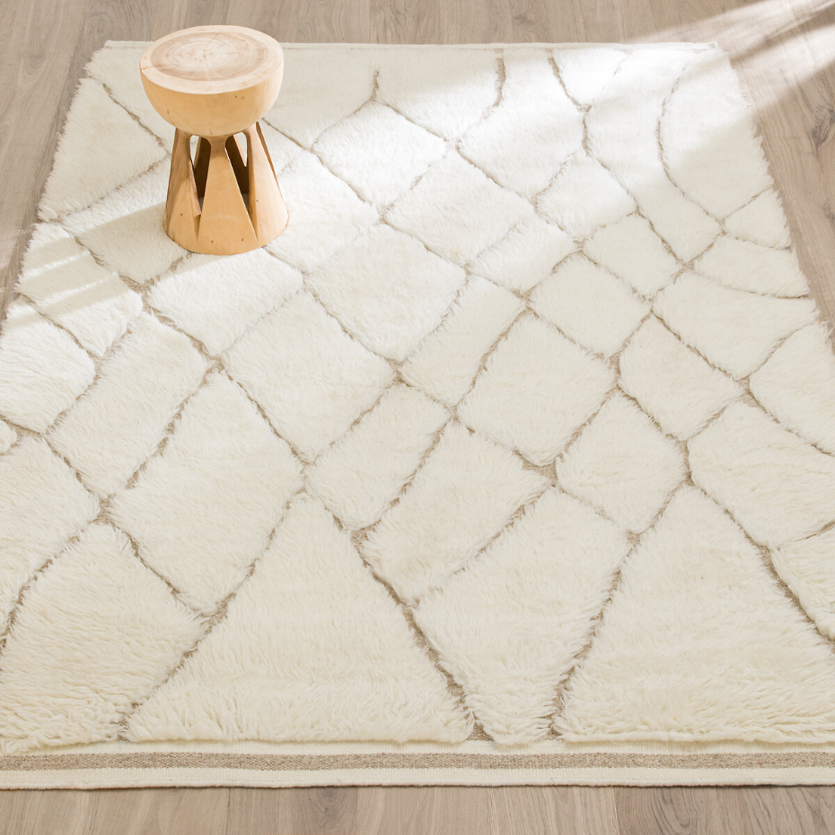 Tapis berbère en laine noué main, Djurdi