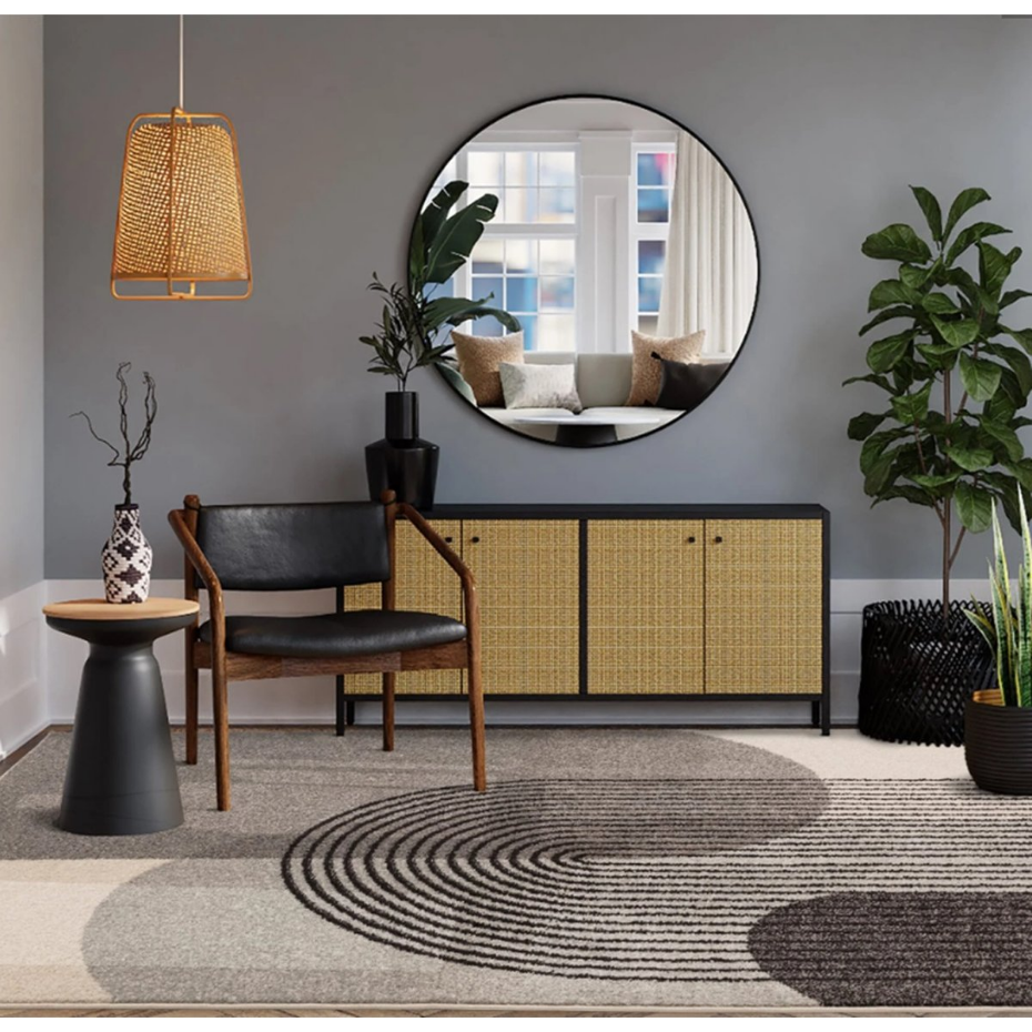 Tapis tissé plat moderne DISCO