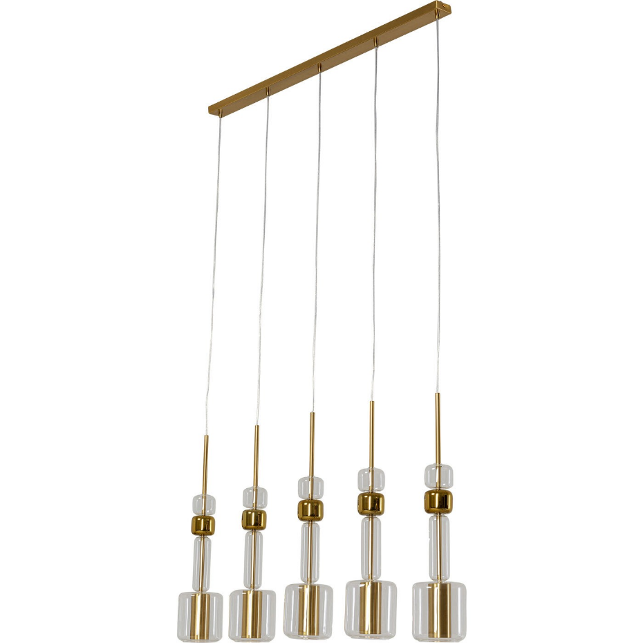 Suspension en verre et acier, CANDY BAR