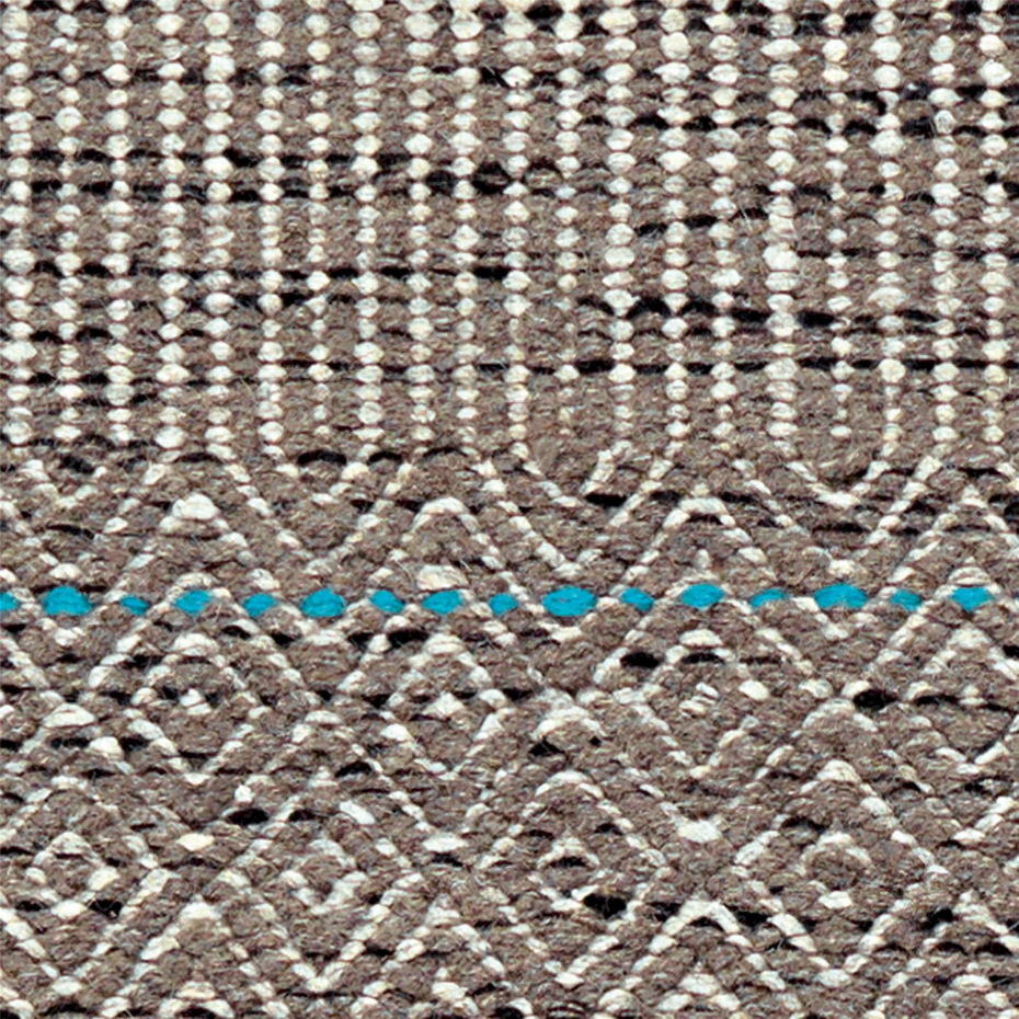 Tapis tissé main en viscose rectangulaire