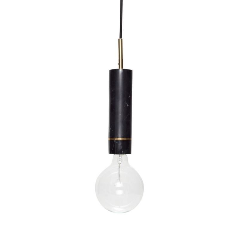 Suspension Minimaliste Ampoule Marbre