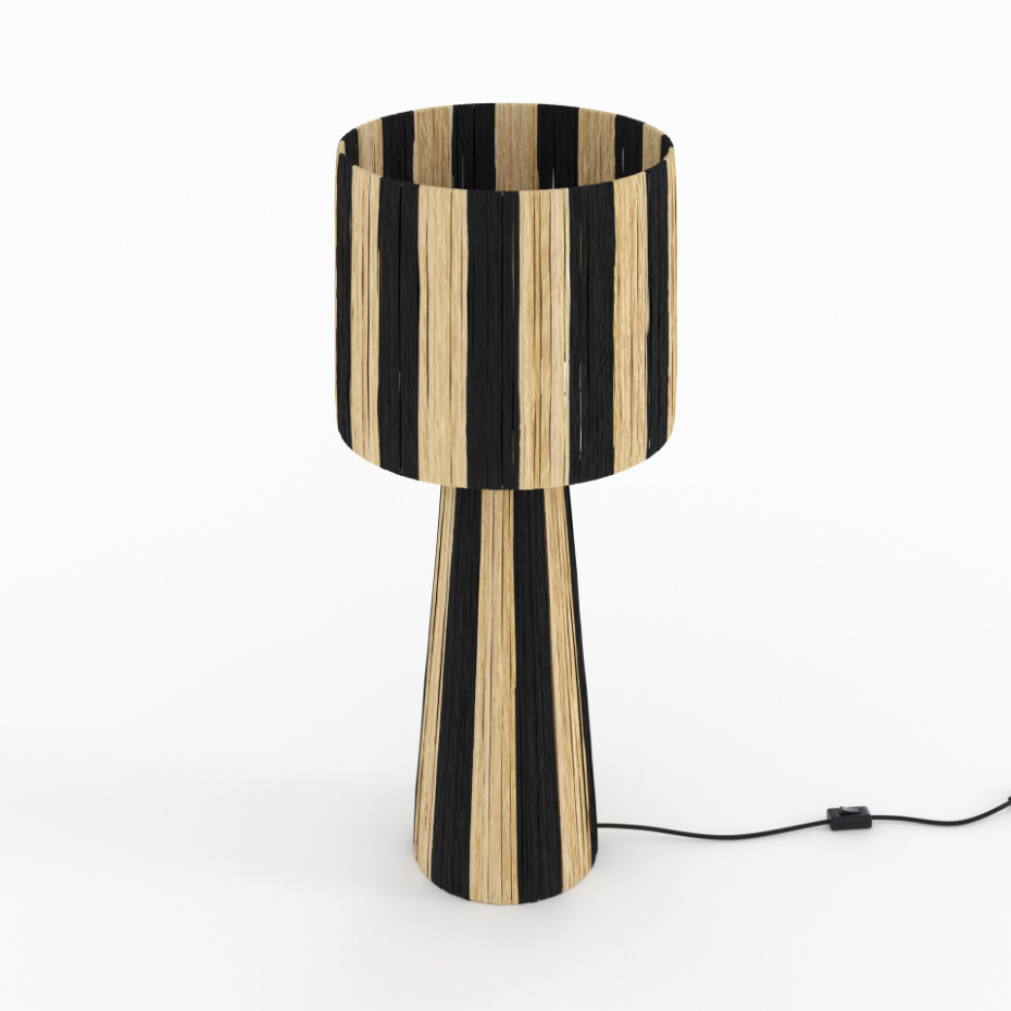 Grande lampe en feuille de palmier - SOLÉA