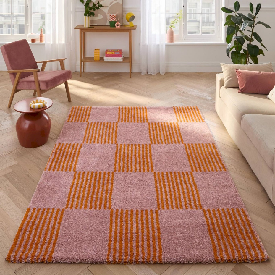 Tapis rectangulaire en polypropylène Groovy
