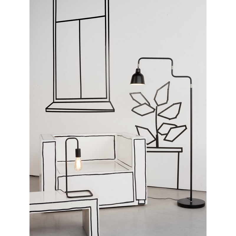 Lampe De Table Design Épuré Métal Noir It's About Romi London