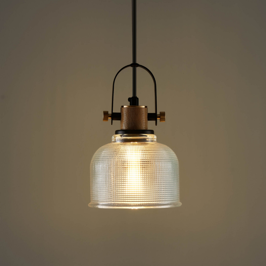 Suspension Design Vintage en Verre - VELA
