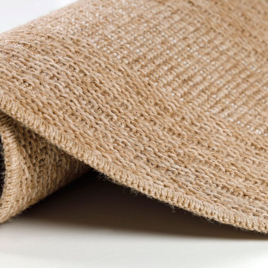 Tapis extérieur rond bicolore COMILLA