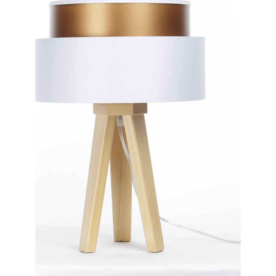 Lampe à poser ronde en PVC Duo ellegant