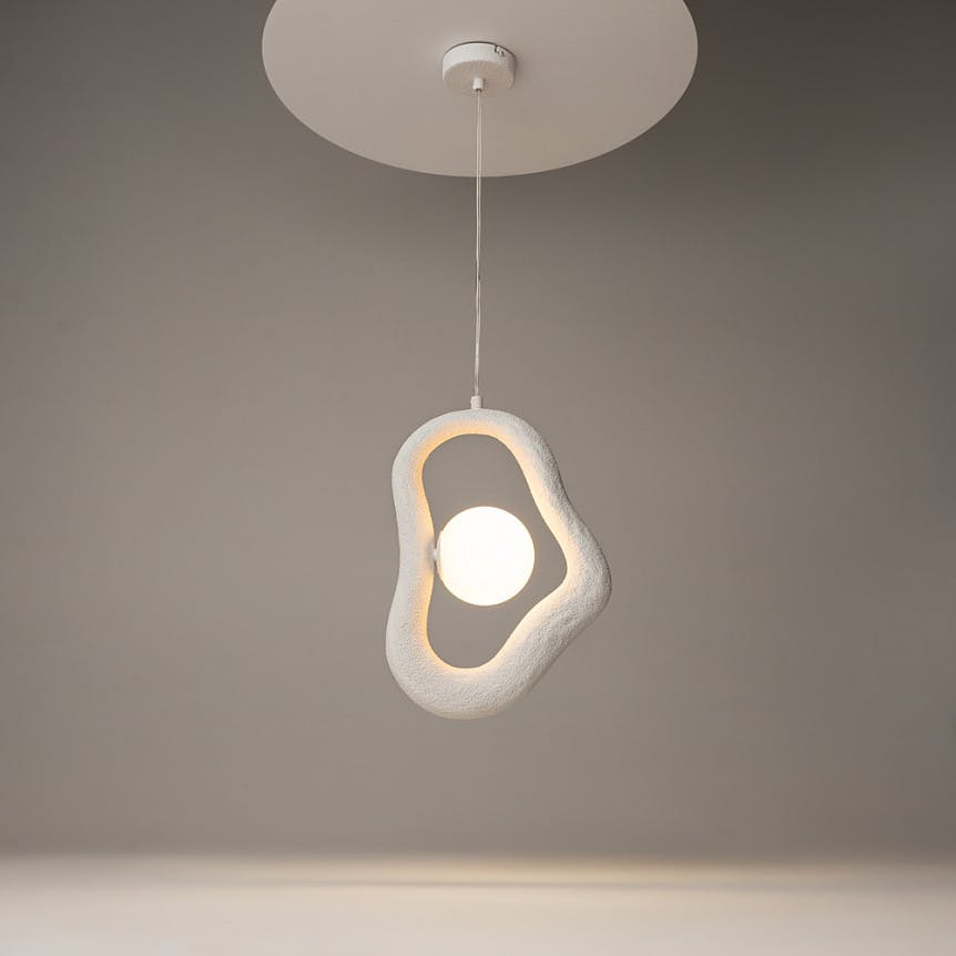 Suspension organique 1 globe LULING