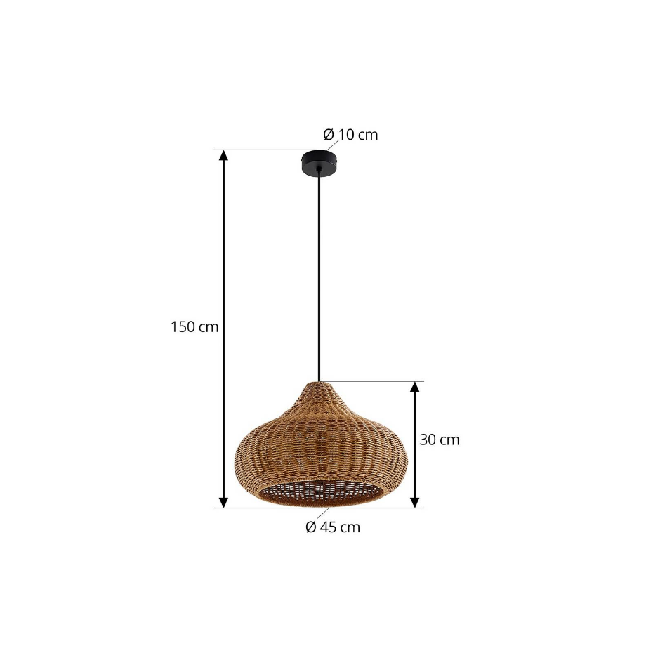 Luminaire extérieur en bois traditionnel