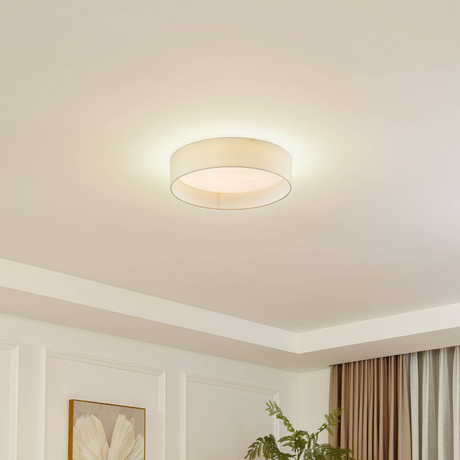 Plafonnier en textile moderneLED, Eilif