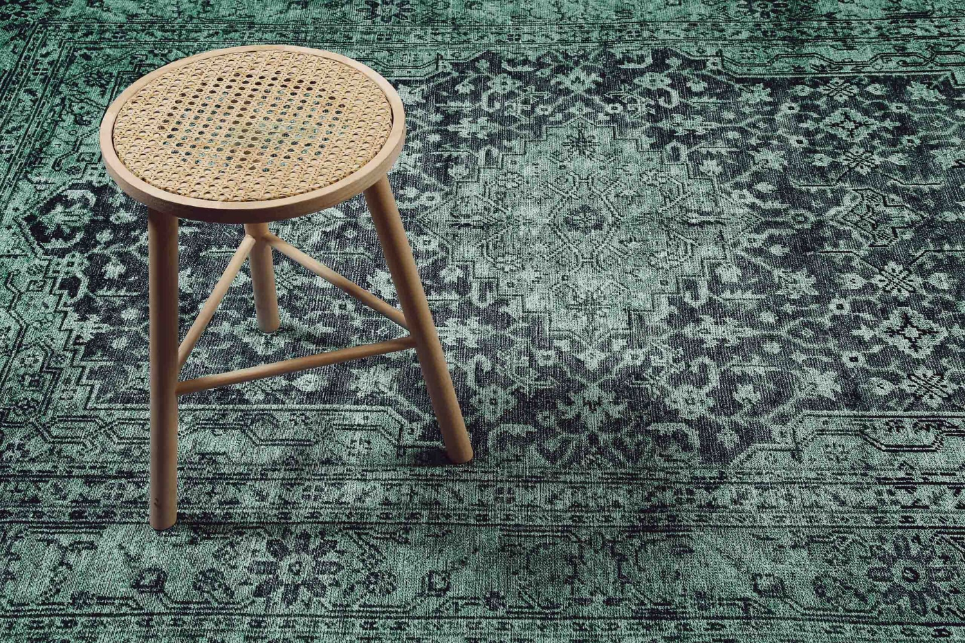 Tapis plat vintage motif classique ,  2nd Avenue