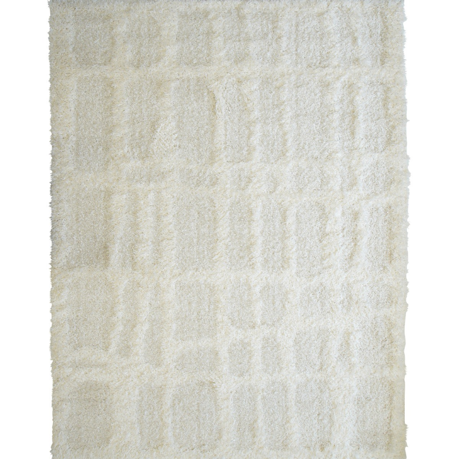 Tapis salon moderne relief géométrique  MONADE