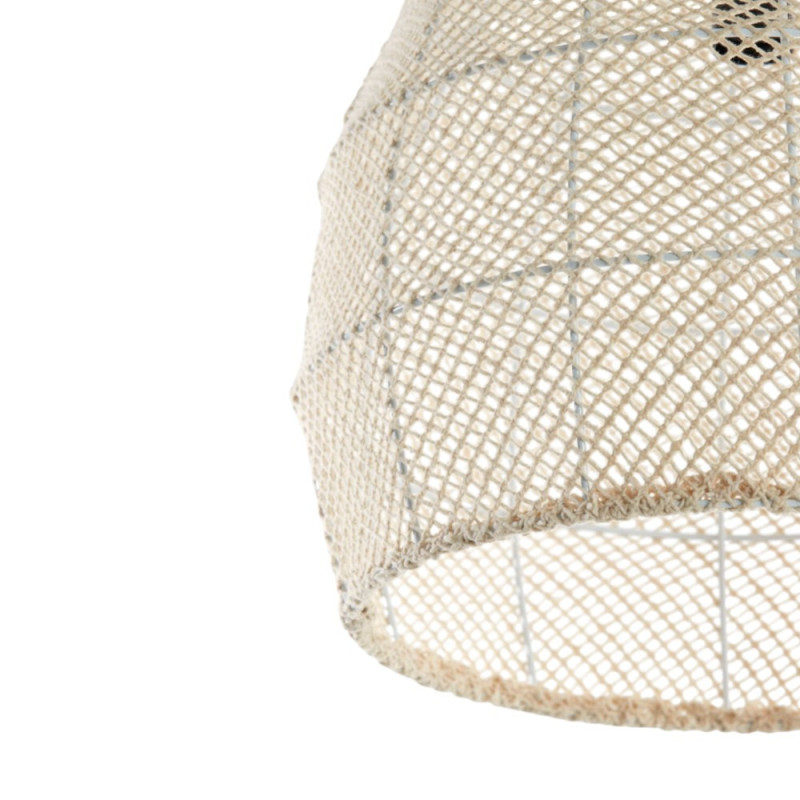 Suspension en soie crème Makassar D42
