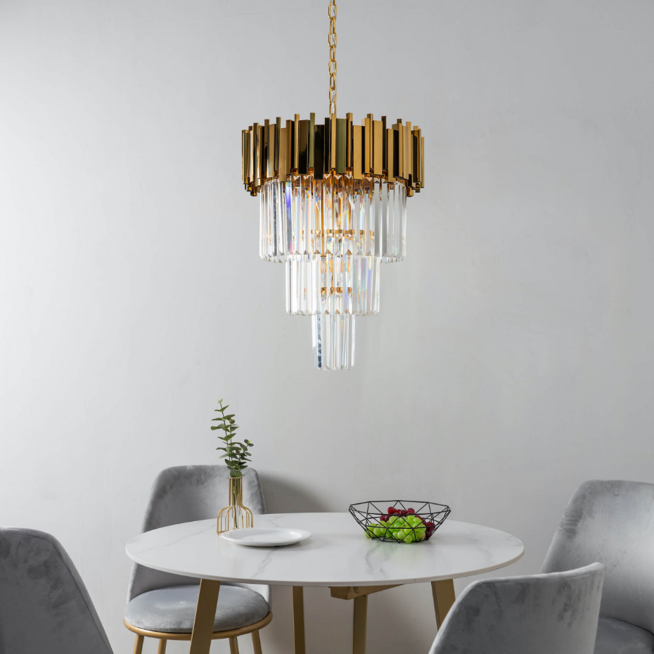 Suspension en cristal et métal - FRANCESCA