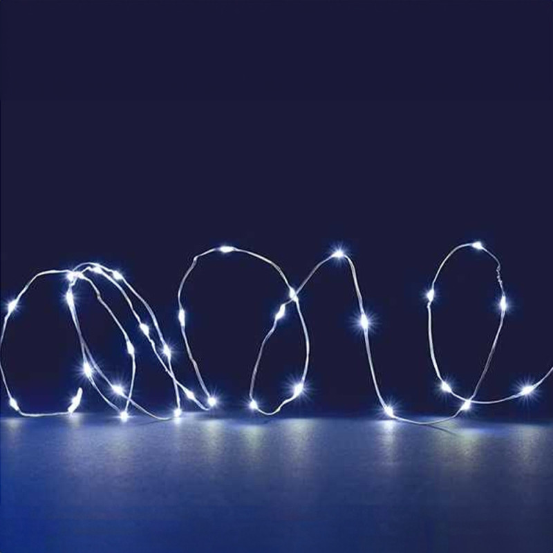 Guirlande Lumineuse Micro Led Blanc Pur 4m Deco Animee