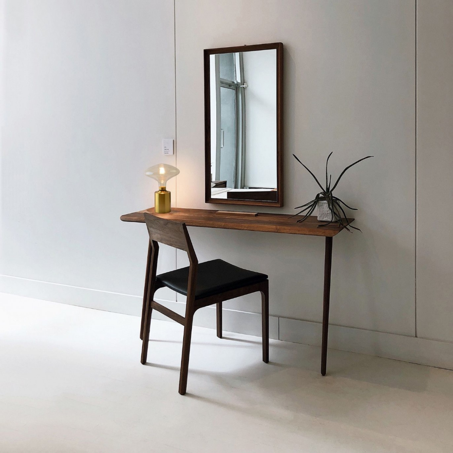 Pied de lampe cylindrique en métal, FUZO