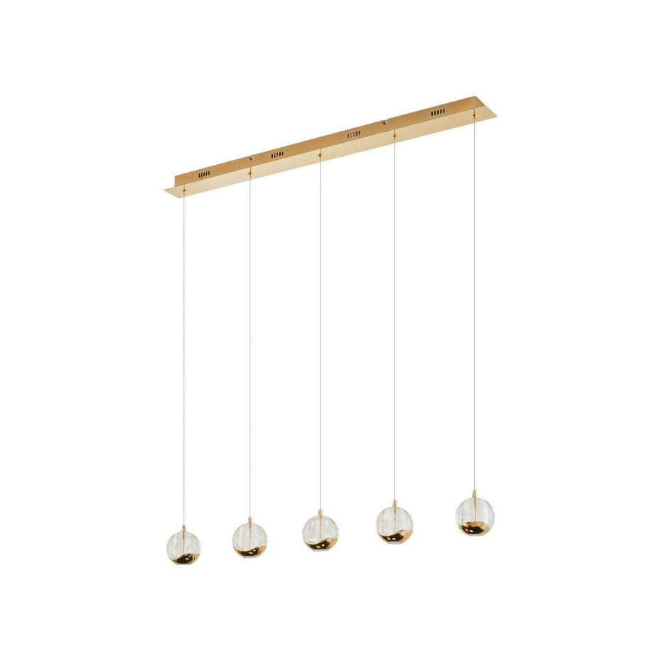 Suspension en verre moderneLED, Hayley