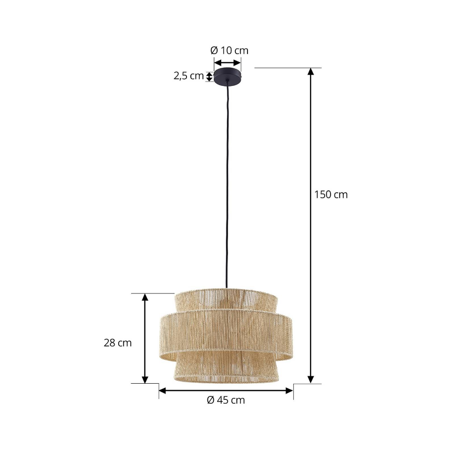 Suspension en papier traditionnelle, Anuva