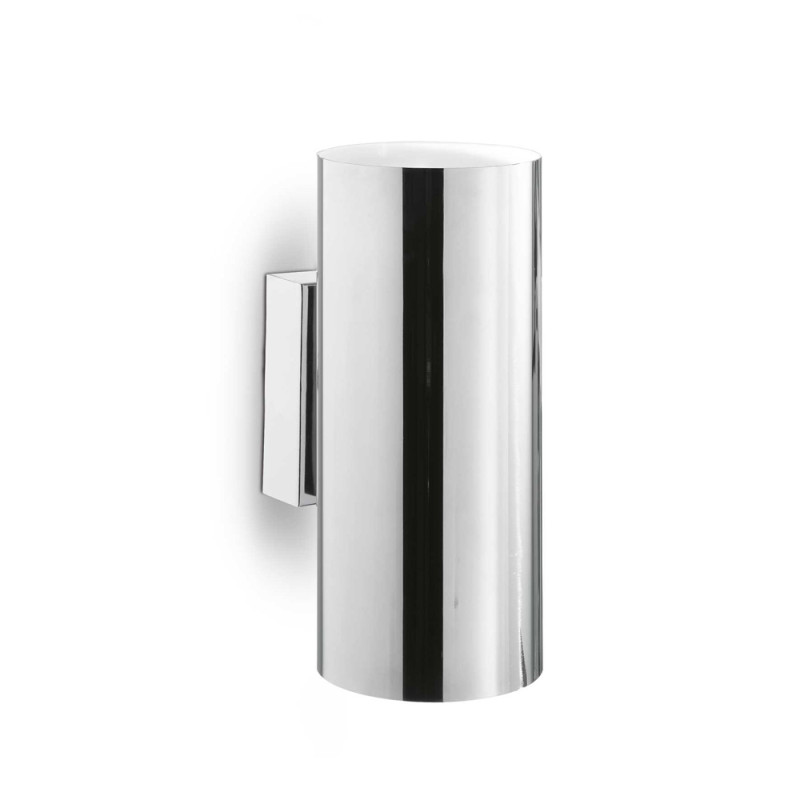 Applique Cylindrique Look Chrome Haut Et Bas