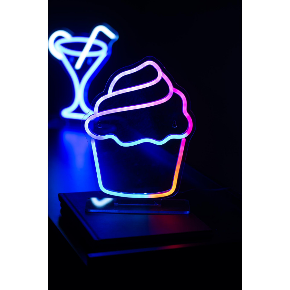 Lampe De Table Polystyrène COLOUR CHANGING CUPCAKE
