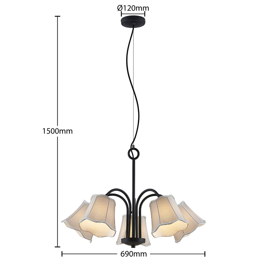 Suspension en textile vintage, Binta