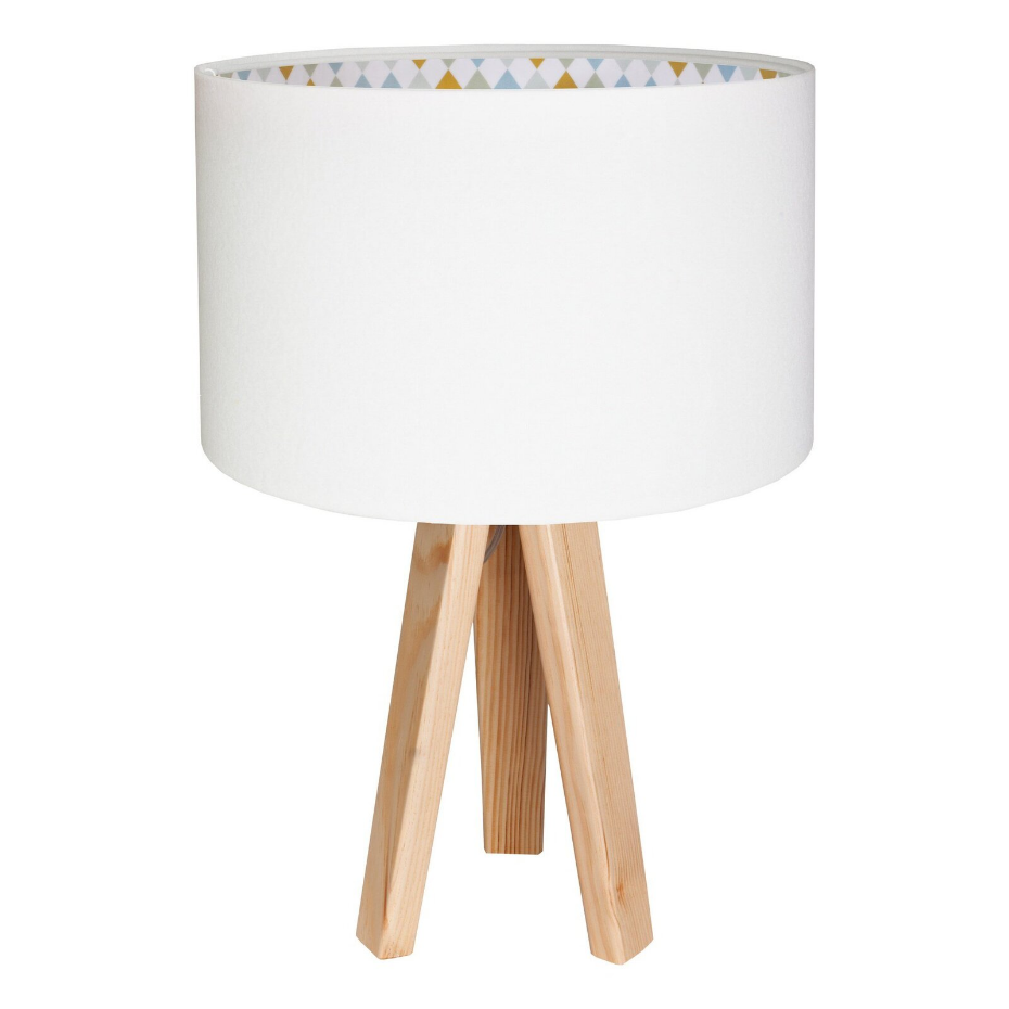 Lampe de chevet en bois avec intérieur décoratif Kids