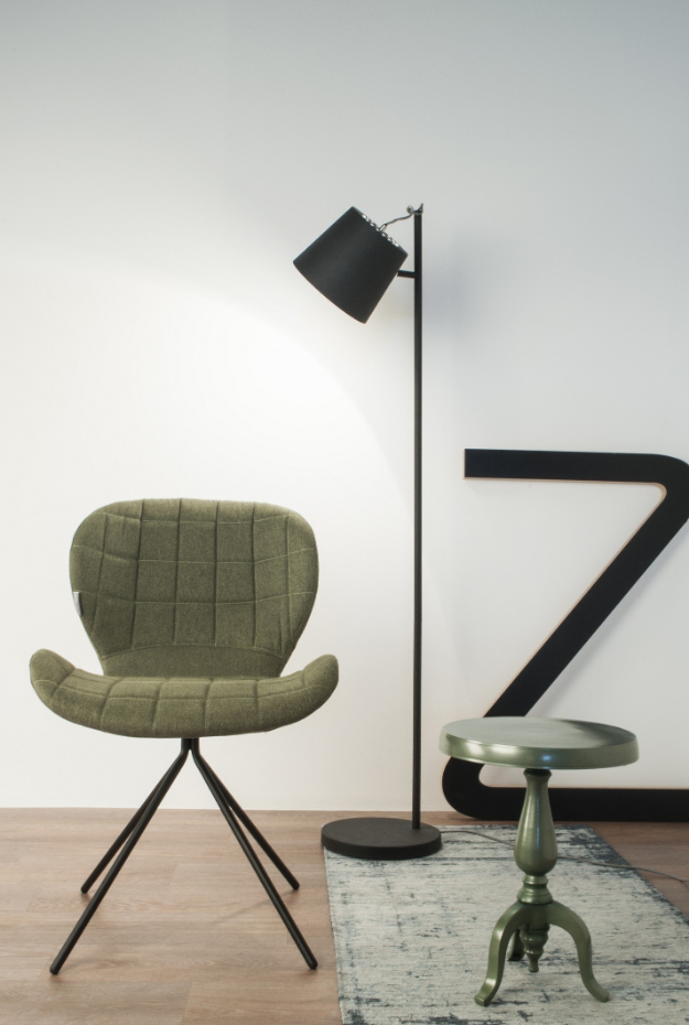 Lampadaire design en métal industriel, BUCKLE HEAD