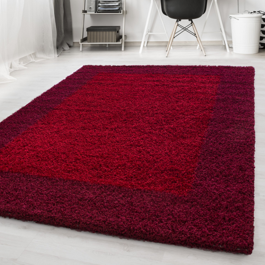 Tapis de salon shaggy bicolore OTTA