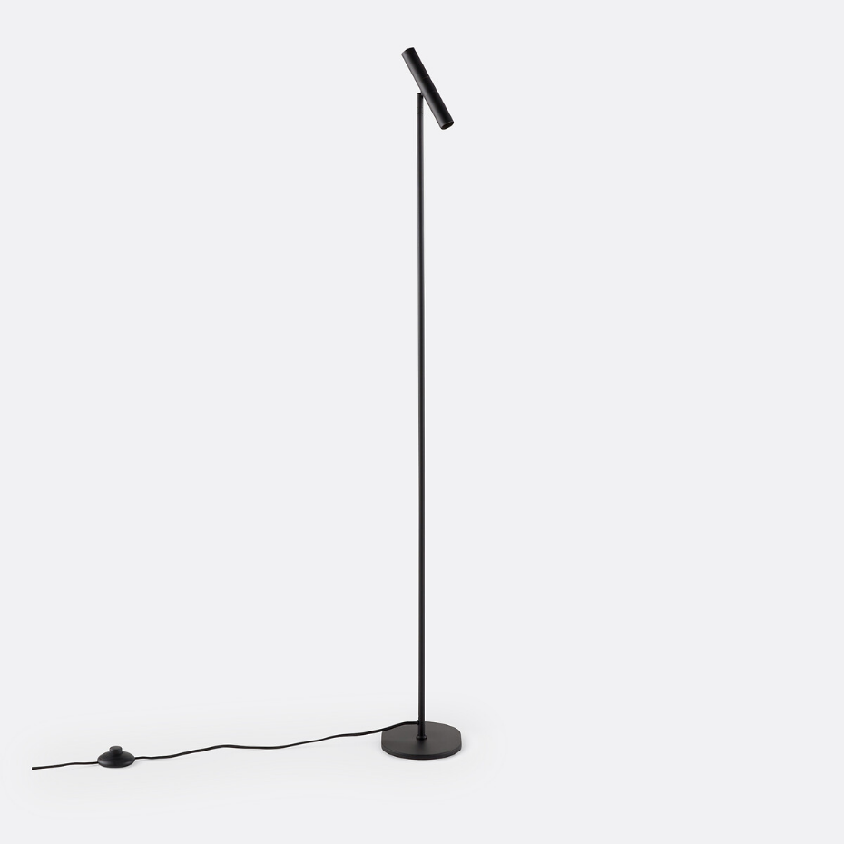 Lampadaire/liseuse orientable en métal fer, Joha