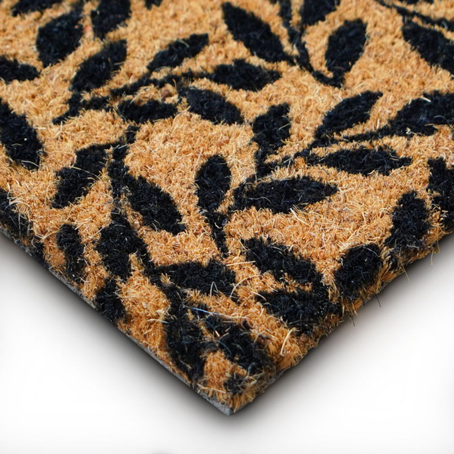 Paillasson en fibre de coco motif brindilles