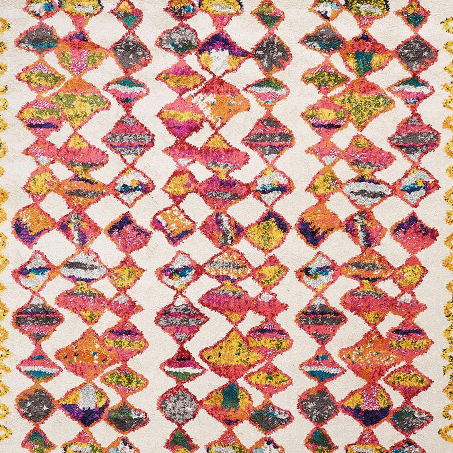 Tapis berbère tissé motifs tribaux LYN5 OURIKA A