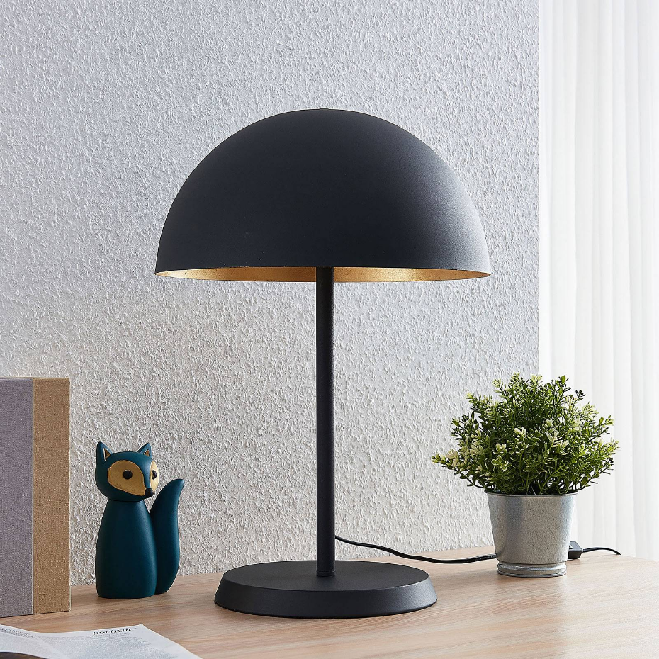 Lampe à poser en métal moderne, Idalene