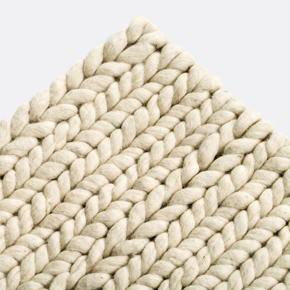 Tapis laine, Diano, effet tricot