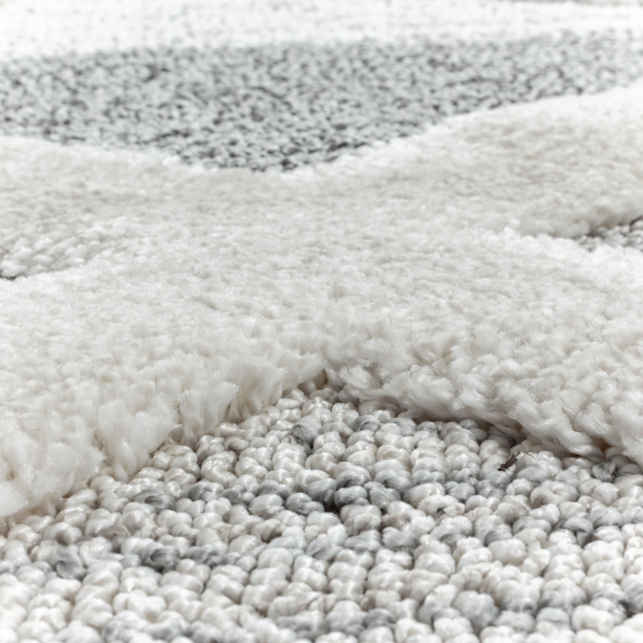 Tapis de salon bicolore à motif PISA