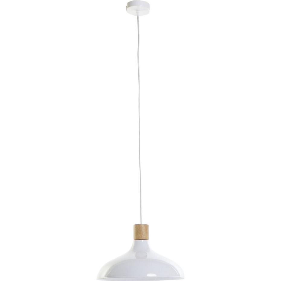 Suspension ronde en métal et bois Urban style scandinave