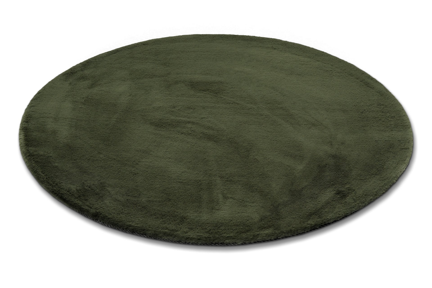 Tapis rond très moelleux à poils longs ,  Alice