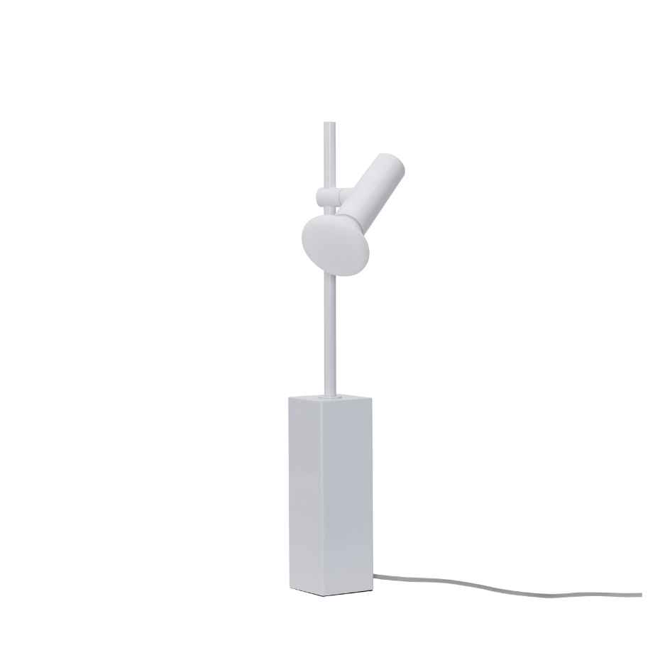 Lampe de table en fer et verre SET