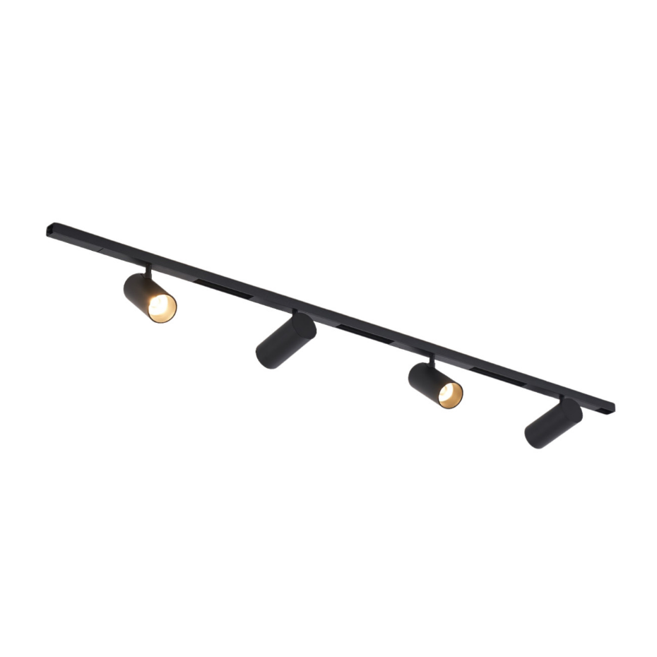 Kit rail 4 spots LED orientables - LYNE